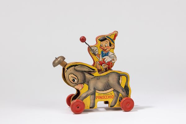 Fisher Price : Pinocchio su asino  - Asta Giocattoli d'Epoca - Associazione Nazionale - Case d'Asta italiane