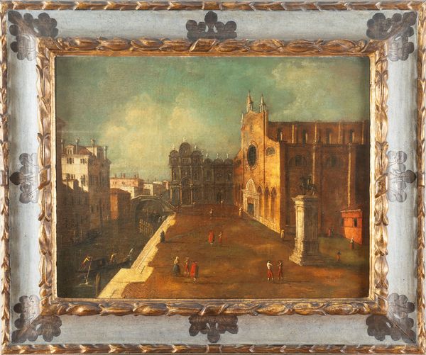 Maniera di Antonio Canal, detto il Canaletto : Due vedute di Venezia  - Asta Dipinti e Disegni Antichi - Associazione Nazionale - Case d'Asta italiane