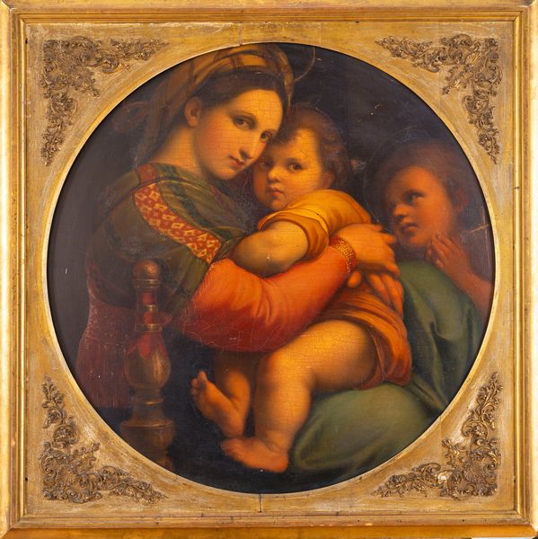 Da Raffaello : Madonna della seggiola  - Asta Dipinti e Disegni Antichi - Associazione Nazionale - Case d'Asta italiane