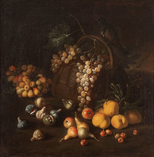 Scuola lombarda, secolo XVII : Due nature morte en plein air  - Asta Dipinti e Disegni Antichi - Associazione Nazionale - Case d'Asta italiane