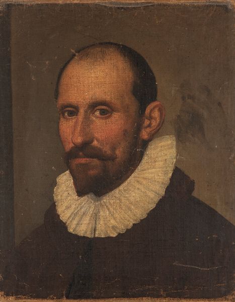 Maniera di Giovanni Battista Moroni : Ritratto di uomo con gorgiera  - Asta Dipinti e Disegni Antichi - Associazione Nazionale - Case d'Asta italiane