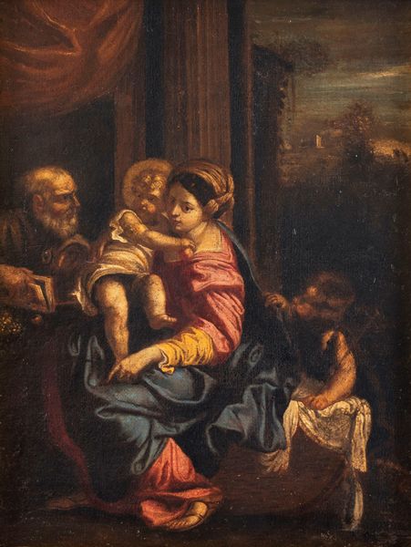 Da Annibale Carracci : Sacra Famiglia con San Giovannino (Madonna Montalto)  - Asta Dipinti e Disegni Antichi - Associazione Nazionale - Case d'Asta italiane