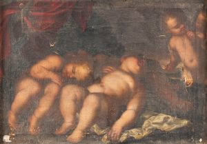 Scuola genovese, inizi del secolo XVII - Giochi di putti