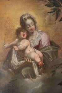 Denijs Calvaert : La visione di San Sebastiano  - Asta Dipinti e Disegni Antichi - Associazione Nazionale - Case d'Asta italiane