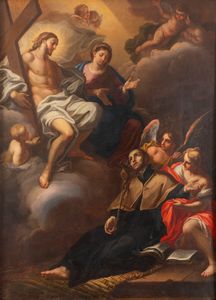 Scuola romana, secolo XVIII - San Francesco Saverio a Goa