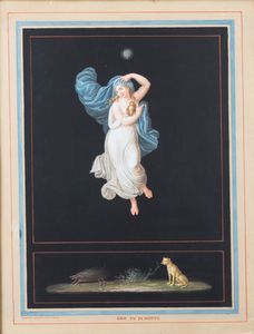 Pittore accademico del secolo XIX, da Raffaello - Ora IV di Notte