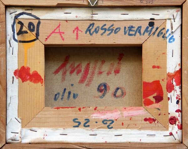 PIERO RUGGERI : Rosso vermiglio  - Asta Arte moderna e contemporanea - Associazione Nazionale - Case d'Asta italiane