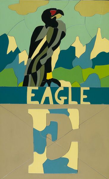 Ugo Nespolo : E (Eagle)  - Asta Arte Moderna e Contemporanea - Associazione Nazionale - Case d'Asta italiane