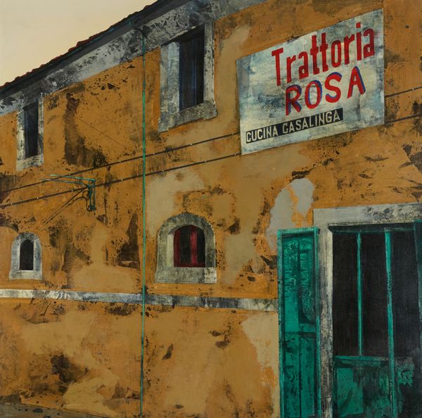 Piero MOSTI : Trattoria Rosa  - Asta Arte Moderna e Contemporanea - Associazione Nazionale - Case d'Asta italiane