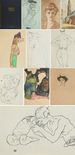 Egon Schiele : Senza titolo  - Asta Arte Moderna e Contemporanea - Associazione Nazionale - Case d'Asta italiane