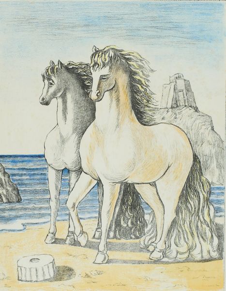 Giorgio de Chirico : Cavalli Antichi - Cavalli Stilizzati  - Asta Arte Moderna e Contemporanea - Associazione Nazionale - Case d'Asta italiane