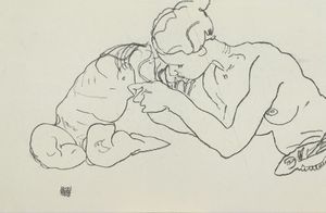 Egon Schiele : Senza titolo  - Asta Arte Moderna e Contemporanea - Associazione Nazionale - Case d'Asta italiane