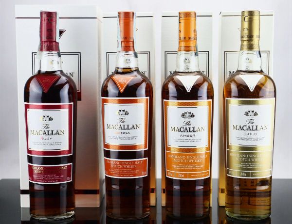 Macallan 1824 Complete Series  - Asta Spring Spirits - Whisky Rari e da Collezione - Associazione Nazionale - Case d'Asta italiane