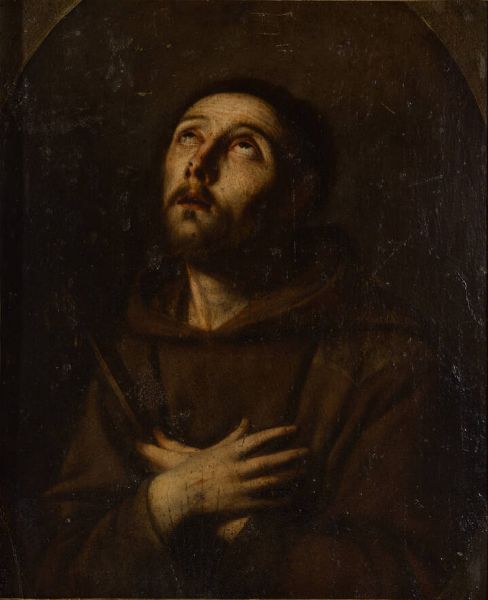 PITTORE ANONIMO : San Francesco XVIII secolo  - Asta Dipinti  - Associazione Nazionale - Case d'Asta italiane