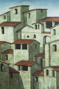 NORBERTO (Norberto Proietti) Spello (PG) 1927 - 2009 - Interno cittadino 1971