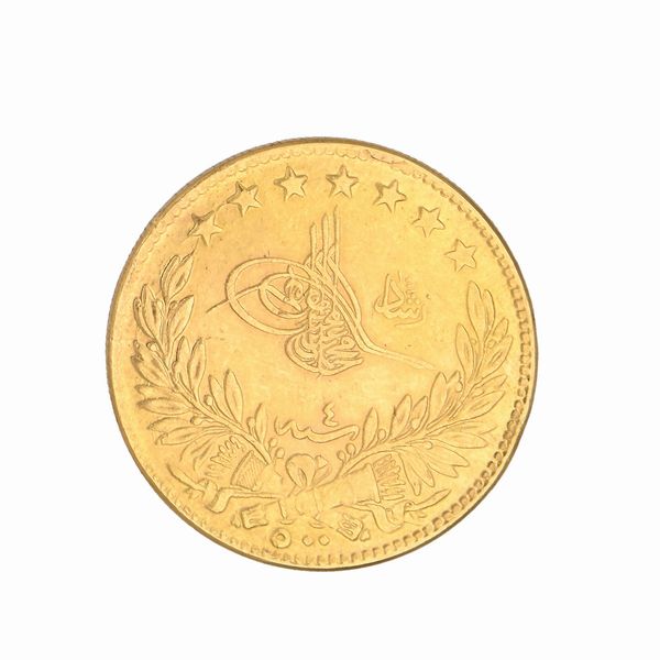 500 piastre Turchia  - Asta Numismatica - Associazione Nazionale - Case d'Asta italiane