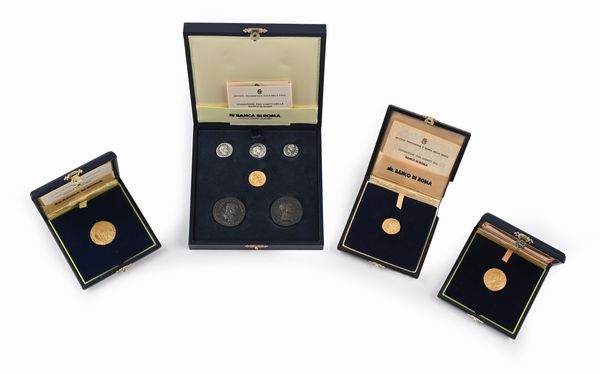 Lotto di riproduzioni di monete antiche in oro e argento e bronzo per conto della Banca di Roma  - Asta Numismatica - Associazione Nazionale - Case d'Asta italiane