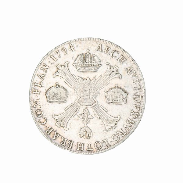 Crocione. Scudo delle Corone 1794 Milano Francesco II d'Asburgo Lorena Ducato di Milano e Mantova  - Asta Numismatica - Associazione Nazionale - Case d'Asta italiane