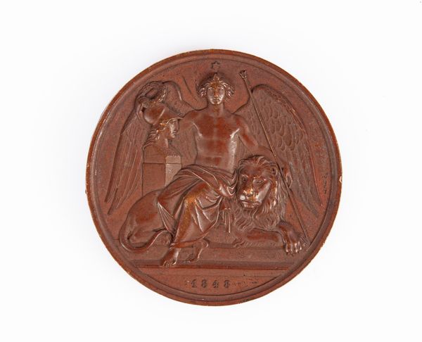 Carl Friedrich Voigt : Carl Friedrich Voigt - Medaglia in bronzo 1848 Ludovico I Re di Baviera  - Asta Numismatica - Associazione Nazionale - Case d'Asta italiane