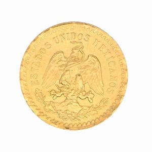 Replica del 50 pesos 1947 Messico  - Asta Numismatica - Associazione Nazionale - Case d'Asta italiane