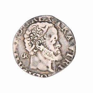 Carlino III° Tipo senza data per Napoli Filippo II d'Asburgo Re di Spagna (1556-1598)  - Asta Numismatica - Associazione Nazionale - Case d'Asta italiane