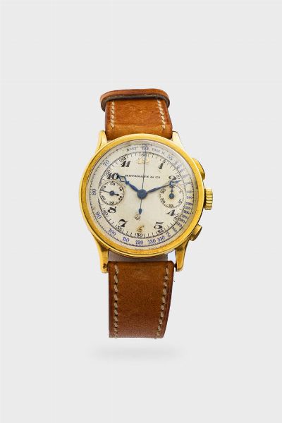 HAUSMAN : Mod. Chronograph  anni '40  - Asta Orologi  - Associazione Nazionale - Case d'Asta italiane