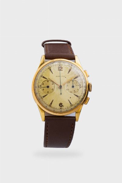 ZENITH : Mod. Chronograph  ref. 484515  anni '50  - Asta Orologi  - Associazione Nazionale - Case d'Asta italiane