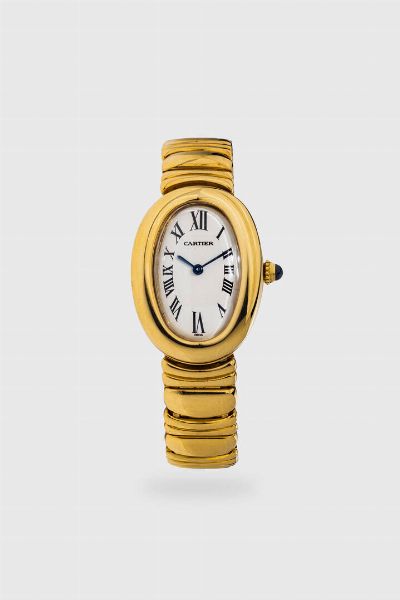 CARTIER : Mod. Baignoire  ref.66046  serie recente  - Asta Orologi  - Associazione Nazionale - Case d'Asta italiane