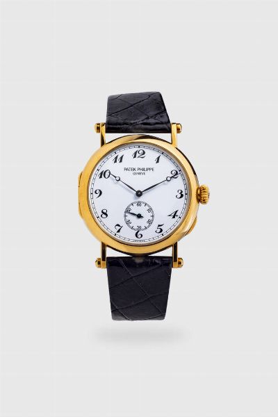 PATEK PHILIPPE : Mod. Anniversary officier calatrava  ref. 3960  anno 1989  - Asta Orologi  - Associazione Nazionale - Case d'Asta italiane