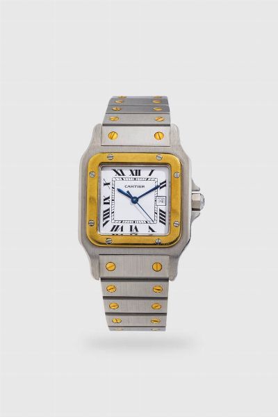 CARTIER : Mod. Santos  ref.2961  anni '90  - Asta Orologi  - Associazione Nazionale - Case d'Asta italiane