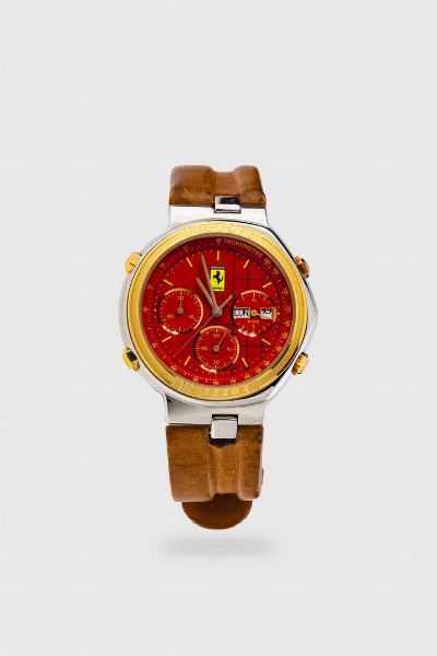 Ferrari : Mod. Formula chronograph  anni '90  - Asta Orologi  - Associazione Nazionale - Case d'Asta italiane