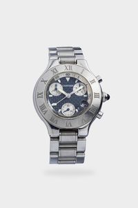 CARTIER - Mod. Chrono 21  ref. 2424  anno 2000