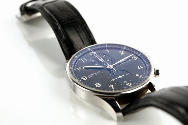 IWC Portuguese Chronograph Automatic Orologio da polso cronografo automatico da uomo in acciaio  - Asta Importanti Gioielli e Orologi da polso e da tasca - Associazione Nazionale - Case d'Asta italiane