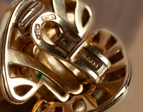 Bulgari orecchini in oro  - Asta Importanti Gioielli e Orologi da polso e da tasca - Associazione Nazionale - Case d'Asta italiane