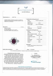 Anello in oro, rubino e  brillanti  - Asta Importanti Gioielli e Orologi da polso e da tasca - Associazione Nazionale - Case d'Asta italiane