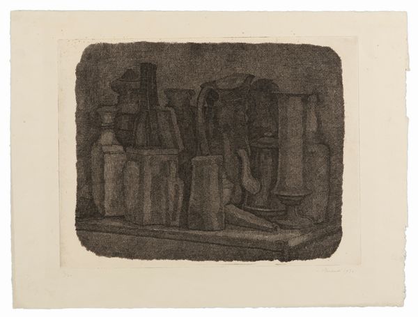 Giorgio Morandi : Grande natura morta scura  - Asta Arte Moderna e Contemporanea - Associazione Nazionale - Case d'Asta italiane