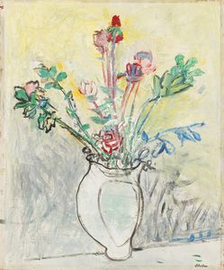 Angelo Del Bon - Vaso di fiori