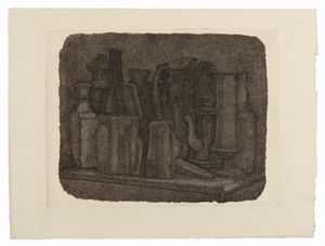 Giorgio Morandi - Grande natura morta scura