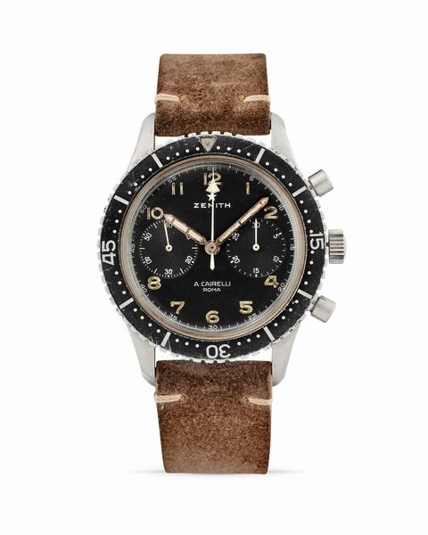 ZENITH : cronografo militare Cairelli Tipo CP-2  - Asta Orologi - Associazione Nazionale - Case d'Asta italiane