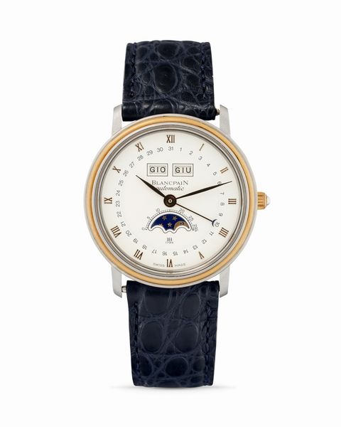 BLANCPAIN : calendario Villeret 6511  - Asta Orologi - Associazione Nazionale - Case d'Asta italiane