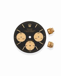 ROLEX - quadrante e tasti cronografo per Daytona 6263/6265 in oro