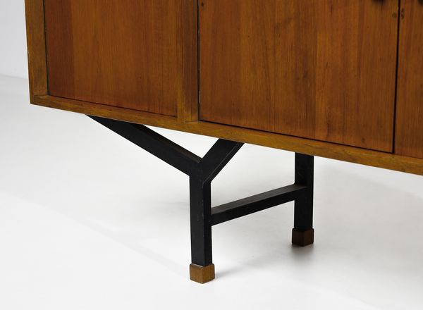 MANIFATTURA ITALIANA : Credenza a quattro ante  - Asta Asta 458 | DESIGN E ARTI DECORATIVE DEL NOVECENTO Online - Associazione Nazionale - Case d'Asta italiane