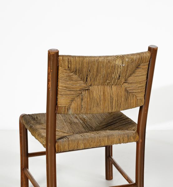 RAMBALDI EMANUELE  (1903 - 1968) : Tre sedie basse esecuzione ditta Chiappe, Chiavari  - Asta Asta 458 | DESIGN E ARTI DECORATIVE DEL NOVECENTO Online - Associazione Nazionale - Case d'Asta italiane