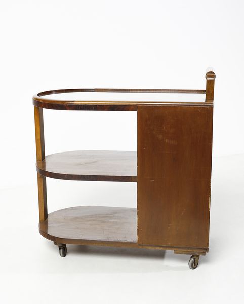 MANIFATTURA ITALIANA : Carrello razionalista  - Asta Asta 458 | DESIGN E ARTI DECORATIVE DEL NOVECENTO Online - Associazione Nazionale - Case d'Asta italiane