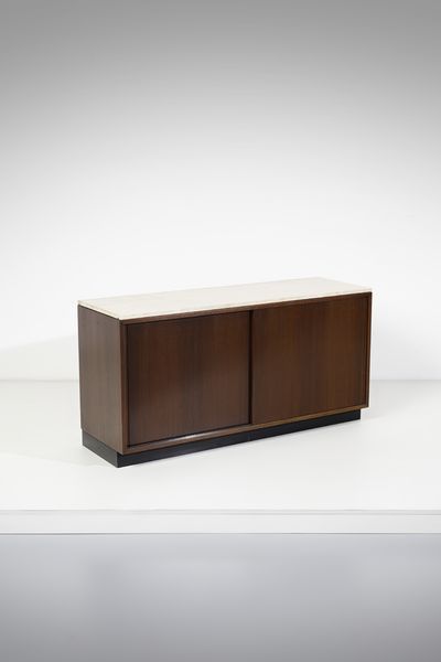 BORSANI OSVALDO (1911 - 1985) : Credenza ad ante scorrevoli perTecno, Varedo  - Asta Asta 458 | DESIGN E ARTI DECORATIVE DEL NOVECENTO Online - Associazione Nazionale - Case d'Asta italiane