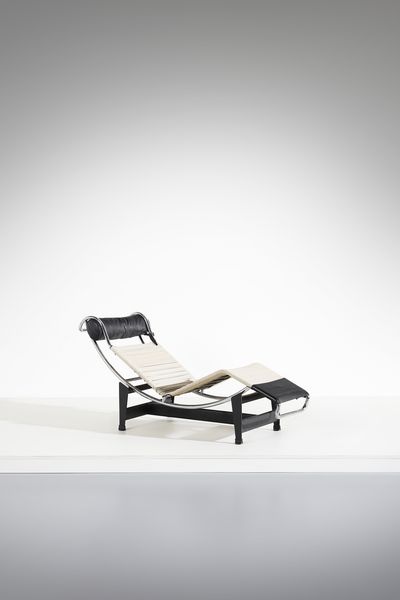 LE CORBUSIER, PIERRE JEANNERET, CHARLOTTE PERRIAND : Chaise longue mod. LC4 per Cassina, Meda  - Asta Asta 458 | DESIGN E ARTI DECORATIVE DEL NOVECENTO Online - Associazione Nazionale - Case d'Asta italiane