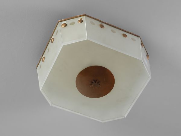 MANIFATTURA ITALIANA : Lampada a plafone  - Asta Asta 458 | DESIGN E ARTI DECORATIVE DEL NOVECENTO Online - Associazione Nazionale - Case d'Asta italiane