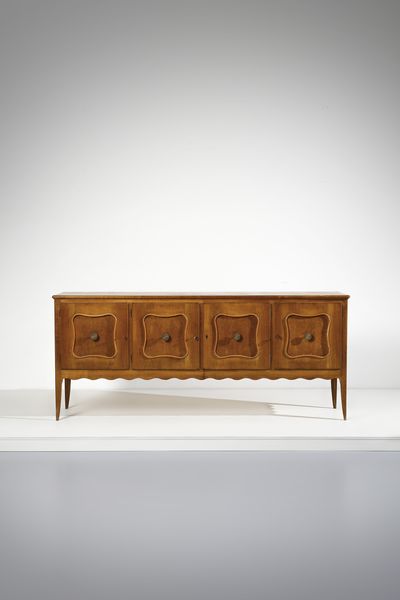 MANIFATTURA ITALIANA : Credenza a quattro ante  - Asta Asta 458 | DESIGN E ARTI DECORATIVE DEL NOVECENTO Online - Associazione Nazionale - Case d'Asta italiane