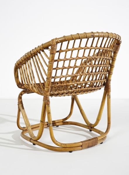 MANIFATTURA ITALIANA : Coppia poltroncine  - Asta Asta 458 | DESIGN E ARTI DECORATIVE DEL NOVECENTO Online - Associazione Nazionale - Case d'Asta italiane