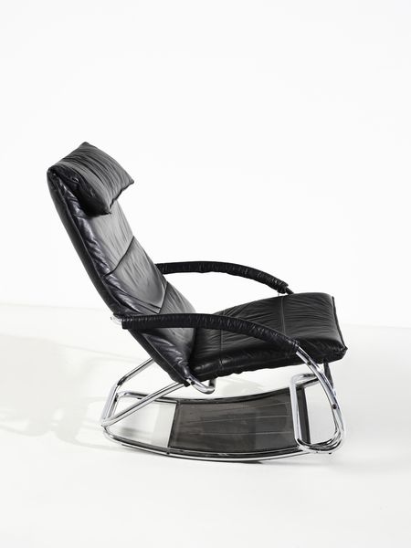 HOFFMANN JOCHEN (n. 1940) : Rocking chair per Bonaldo, Italia  - Asta Asta 458 | DESIGN E ARTI DECORATIVE DEL NOVECENTO Online - Associazione Nazionale - Case d'Asta italiane